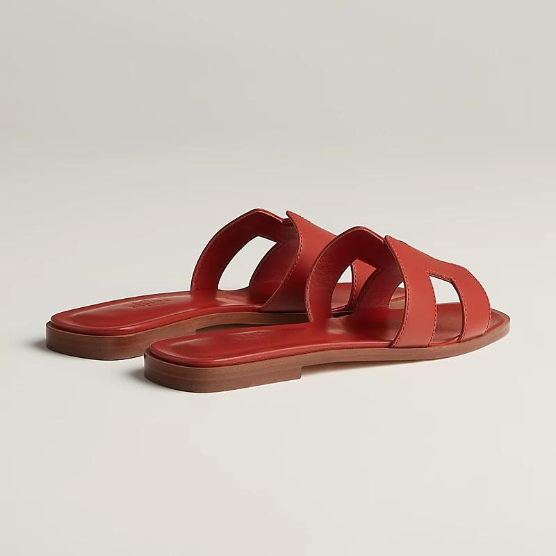 Giày Hermes Oran Sandal Nữ Đỏ